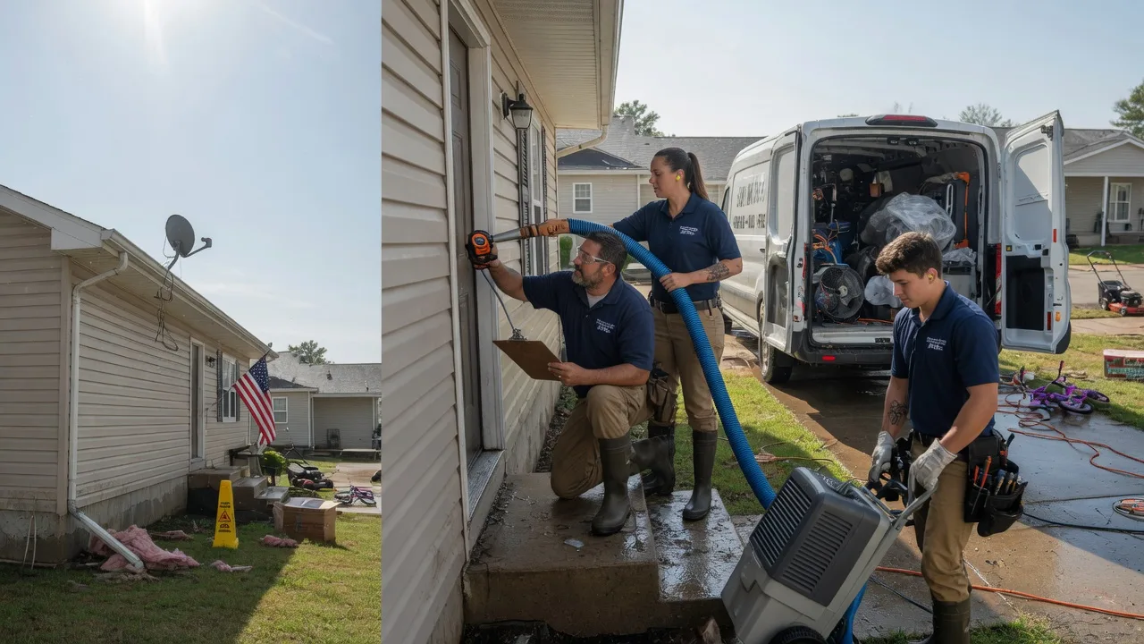 Ceiling Water Damage Restoration in Fort Belvoir, VA near me